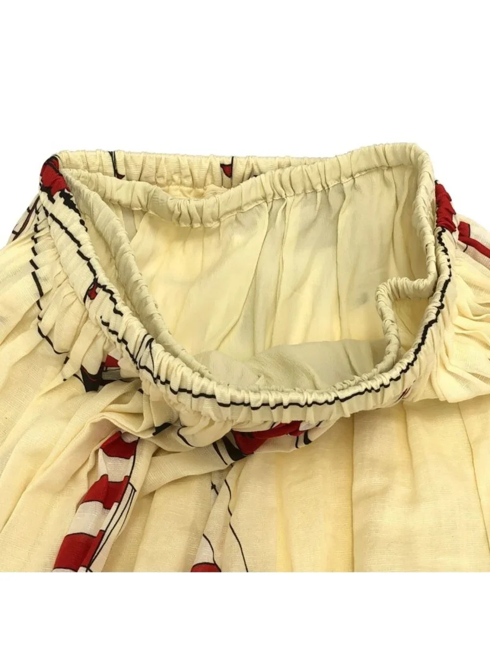 Gucci Yacht Print Skirt Ivory 38